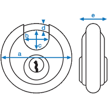 Load image into Gallery viewer, ABUS 24RK/70 Padlock