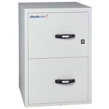 Load image into Gallery viewer, Second hand Chubb two drawer fire resistant filing cabinet
