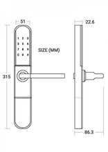 Load image into Gallery viewer, AppLok Smart Lock S918 - SILVER DEMO UNIT